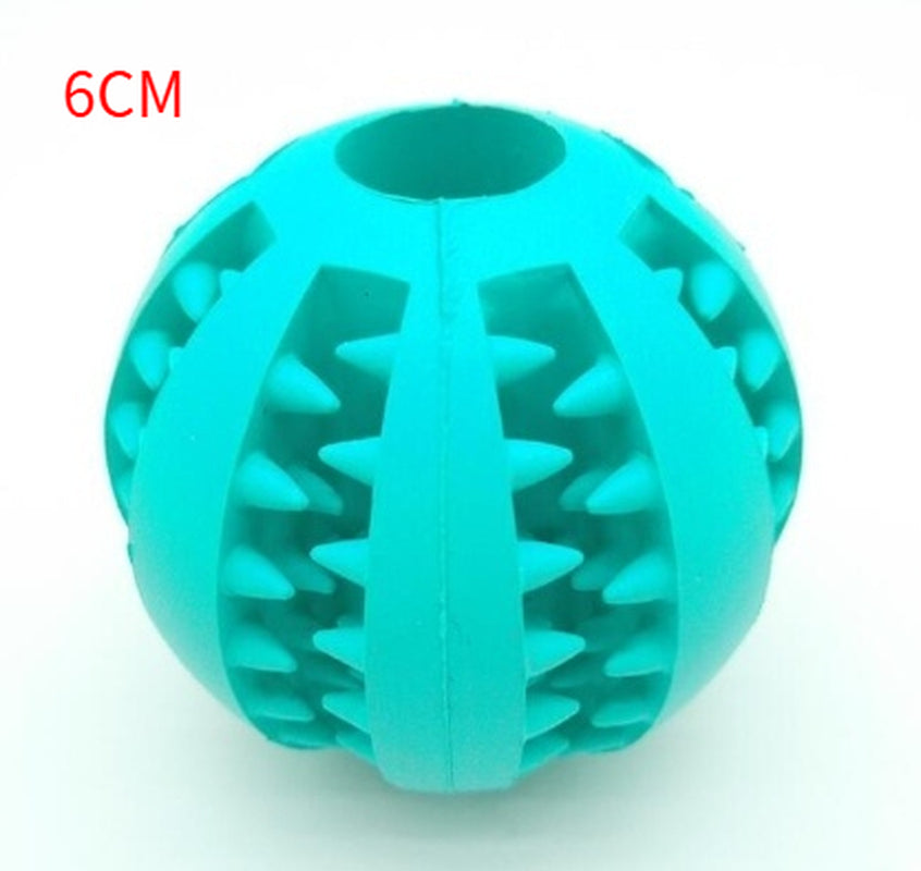 Pet Slow Feeder Dog Toy Cute Funny Rubber Dog Ball Toy