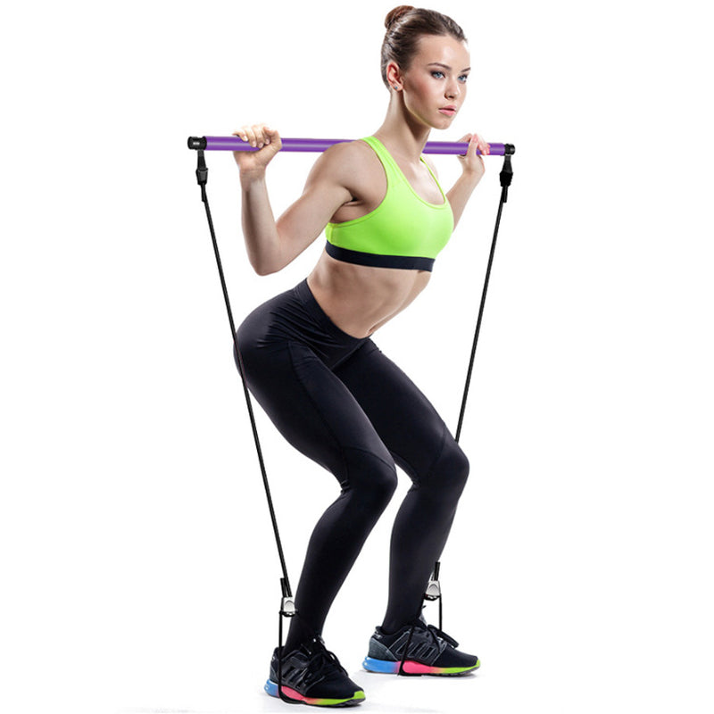 Versatile Pilates & Yoga Bar - Multifunctional Fitness Tension & Body Sculpting Tool