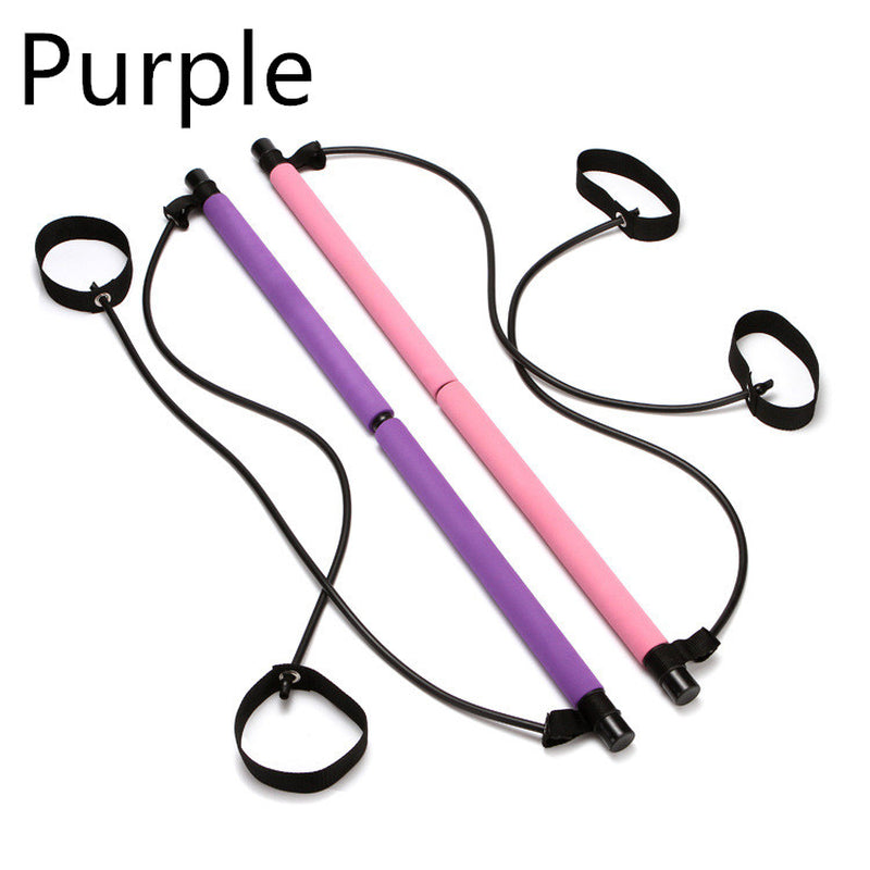 Versatile Pilates & Yoga Bar - Multifunctional Fitness Tension & Body Sculpting Tool