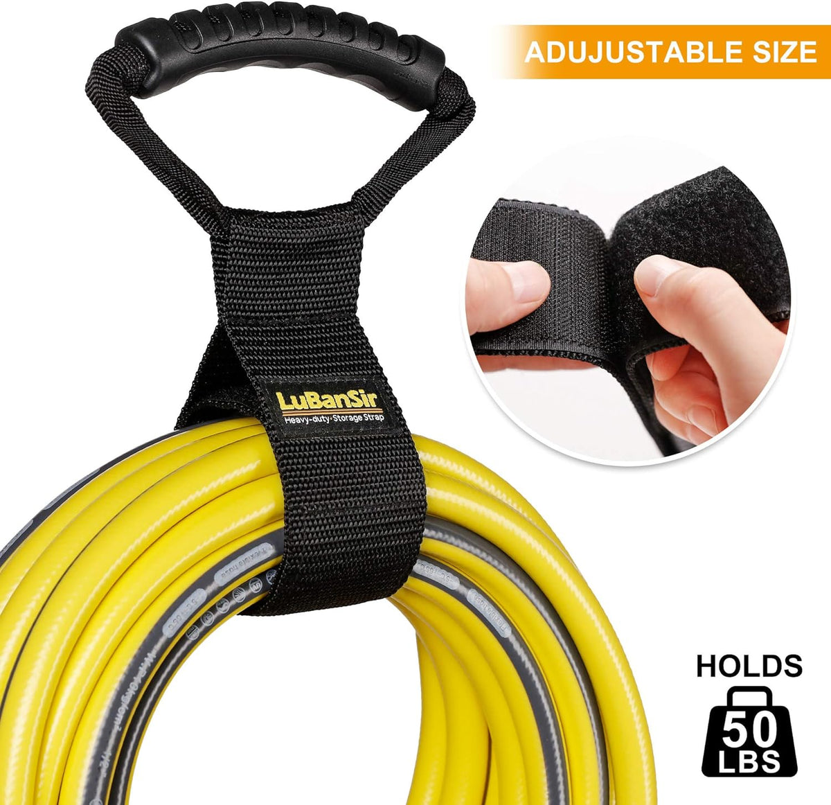 2 Pack 28" Extension Cord Storage Straps with Carrying Handle