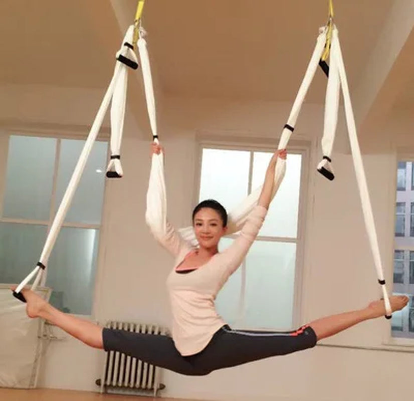 Elevate Your Practice: Anti-Gravity Yoga Hammock & Decompression Strap for Inversion Fitness
