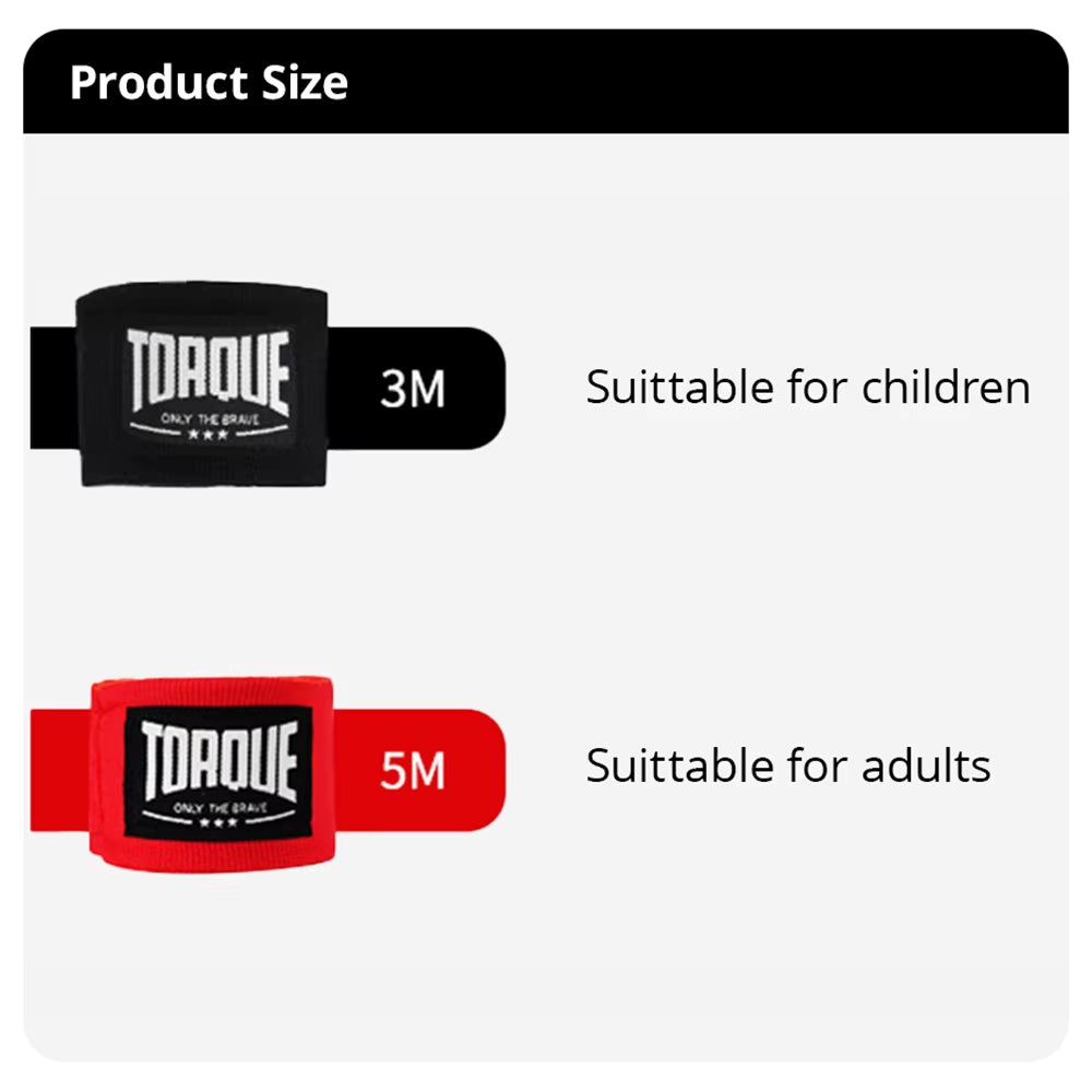 3M 5M Cotton Boxing Bandage Muay Thai Wrist Wraps Combat Protect Boxing Sport Kickboxing Hand Wrap Training Competition