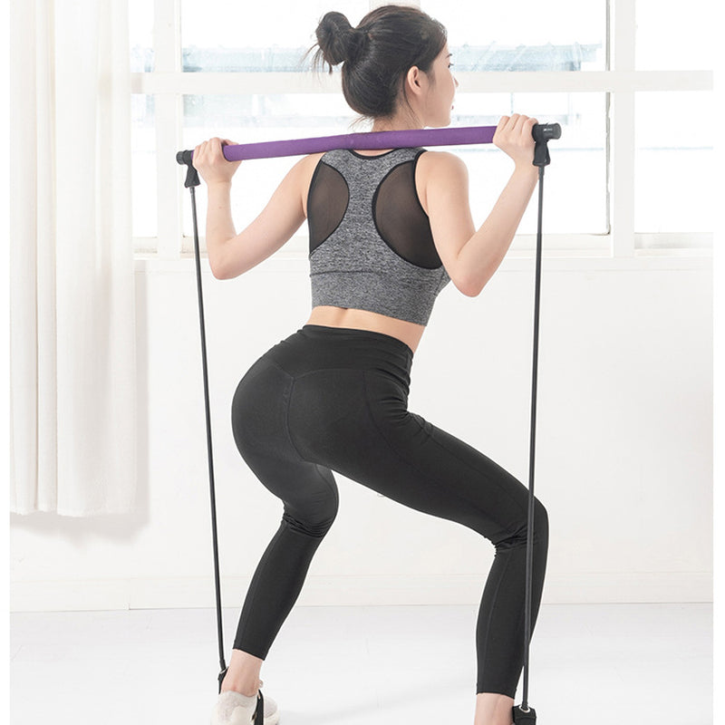 Versatile Pilates & Yoga Bar - Multifunctional Fitness Tension & Body Sculpting Tool